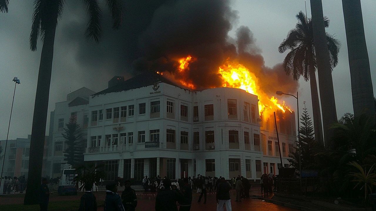 Massive Fire Engulfs Christ Embassy Church in Lagos, Damages Uncertain