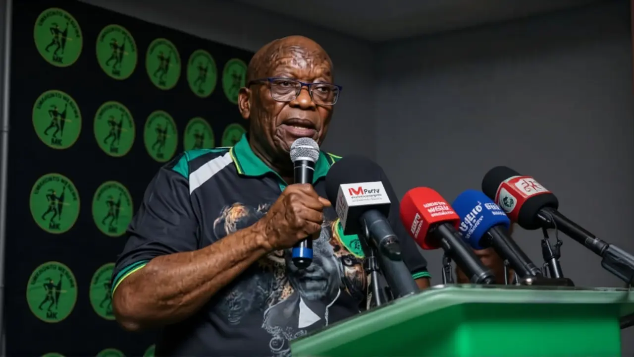 Zuma Unveils MK Party Team Amid Leadership Uncertainty